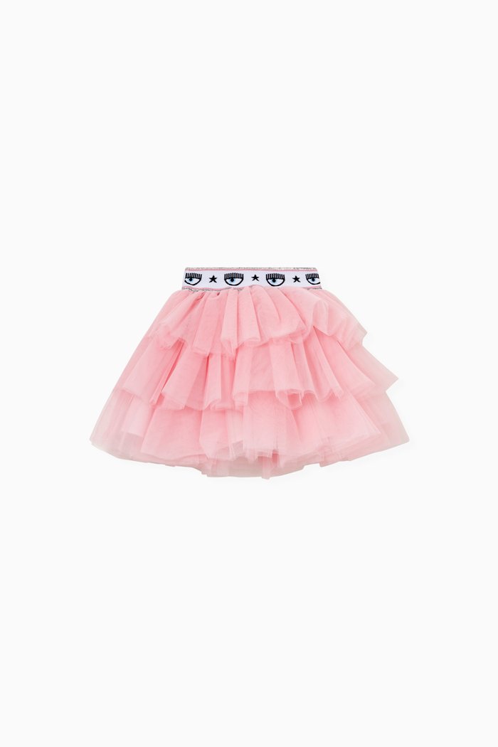 

Eye Tutu Skirt in Tulle, Pink