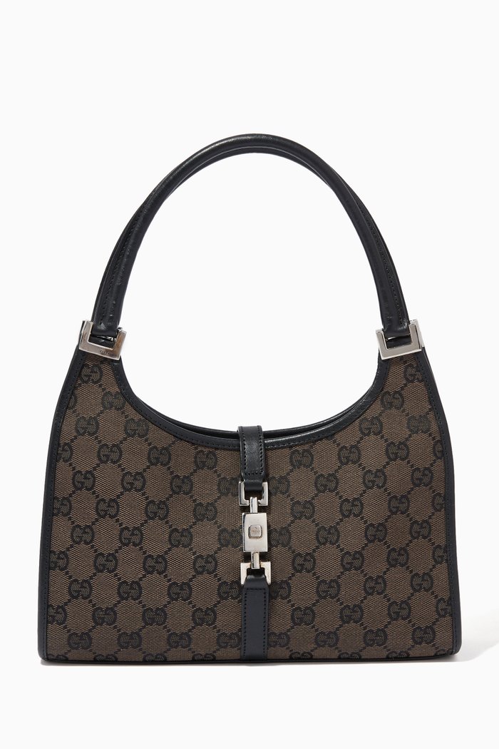 

Jackie 1961 Shoulder Bag in GG Canvas, Brown