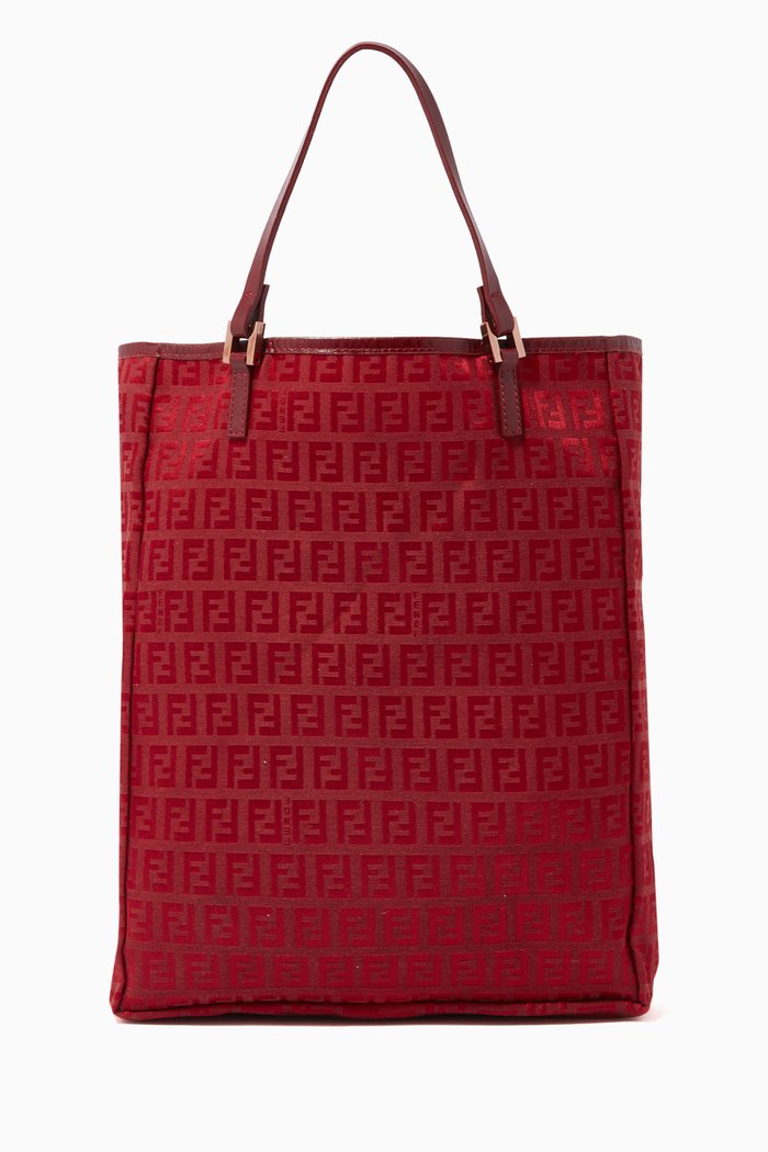 

Tote Bag in Zucchino Canvas, Red