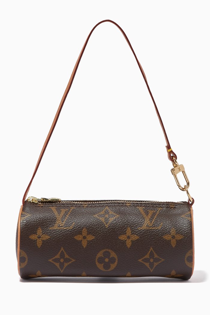 

Mini Papillon Bag in Monogram Canvas, Brown