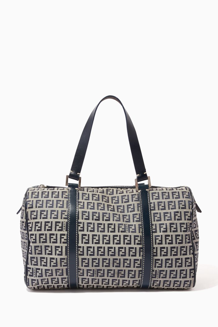 

Boston Bag in Zucchino Canvas, Blue