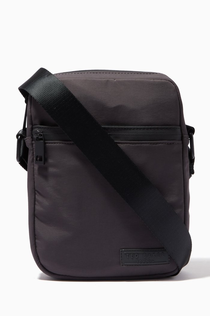 

Bodied Crossbody Bag in Paper Touch Nylon, Grey