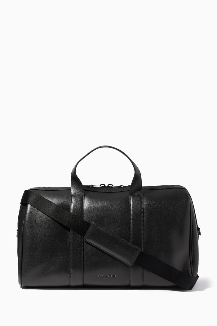 

Fidick Holdall in Saffiano Leather, Black