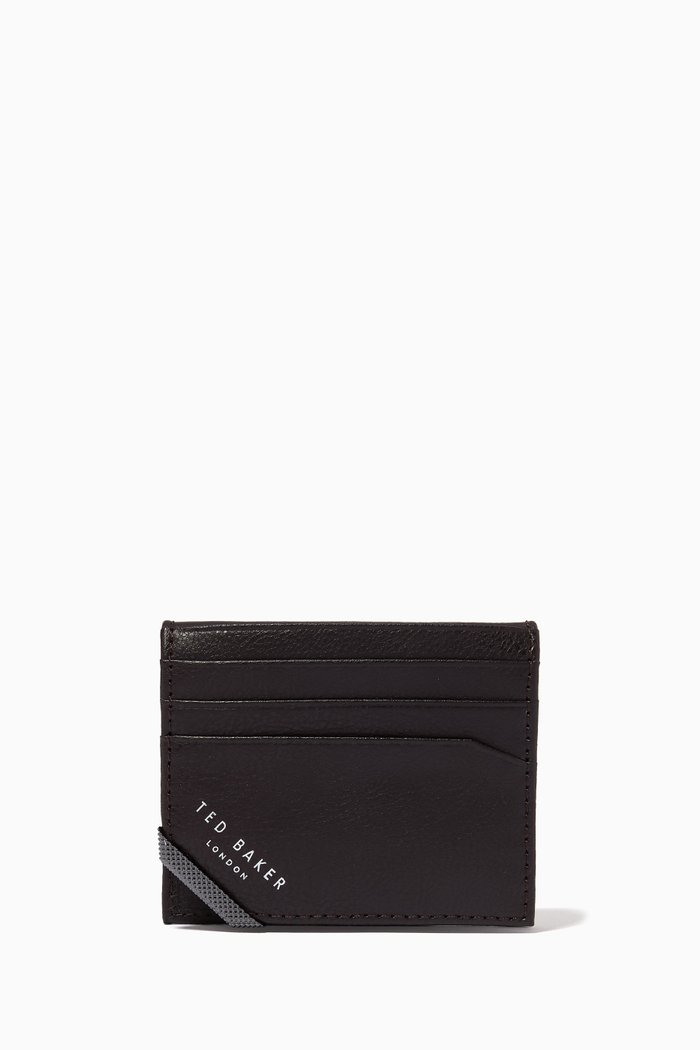 

Peek Bifold Card Wallet in Leather, Brown