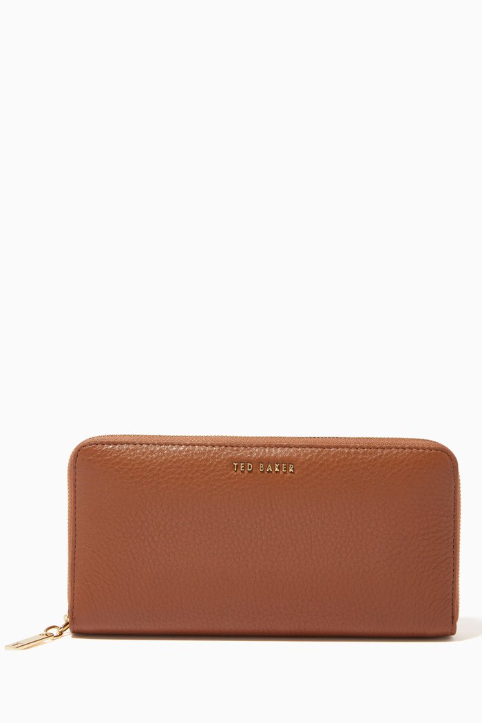

Laceyy Large Purse in Leather, Brown
