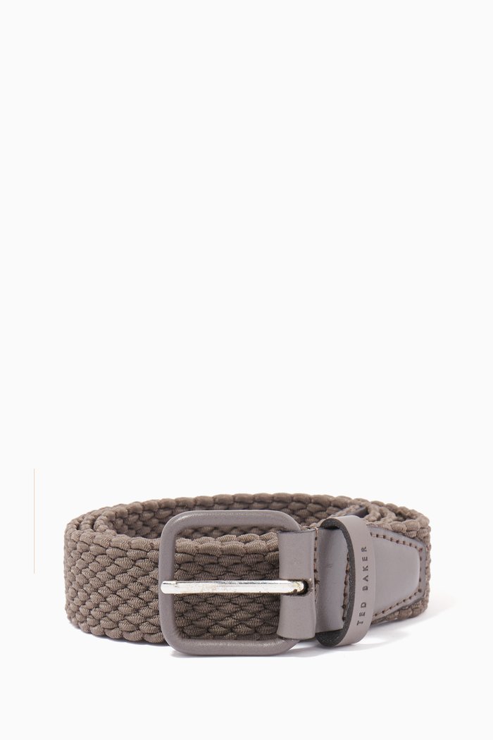 

Albea Belt in Elastic Fabric, Brown