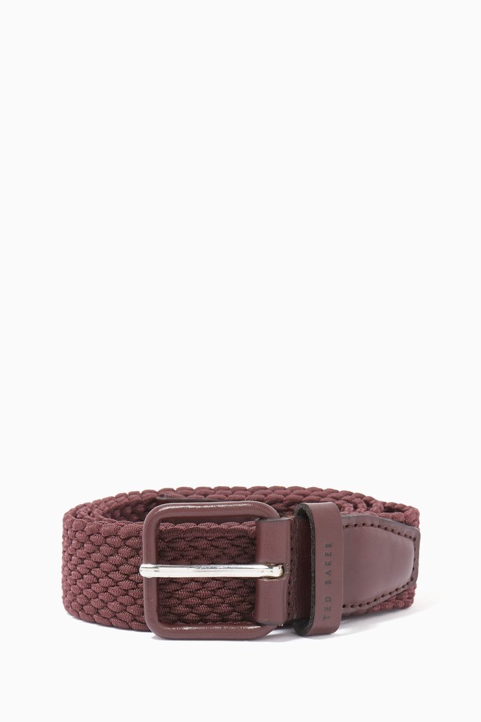 

Albea Belt in Elastic Fabric, Brown