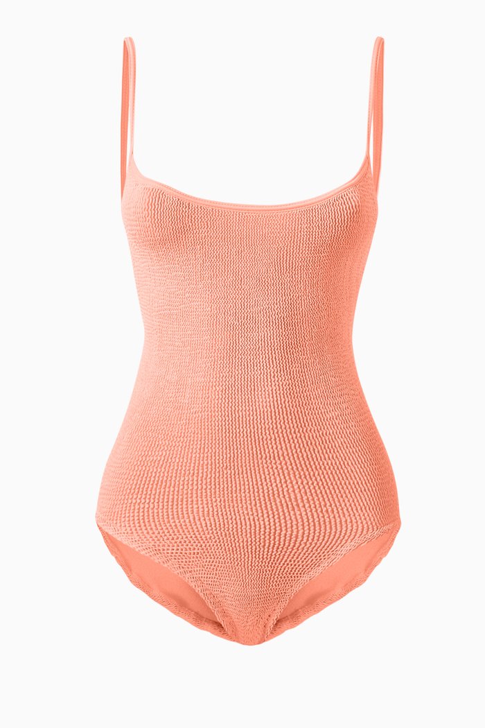 

Pamela Swimsuit in Crinkle Nylon Blend, Orange