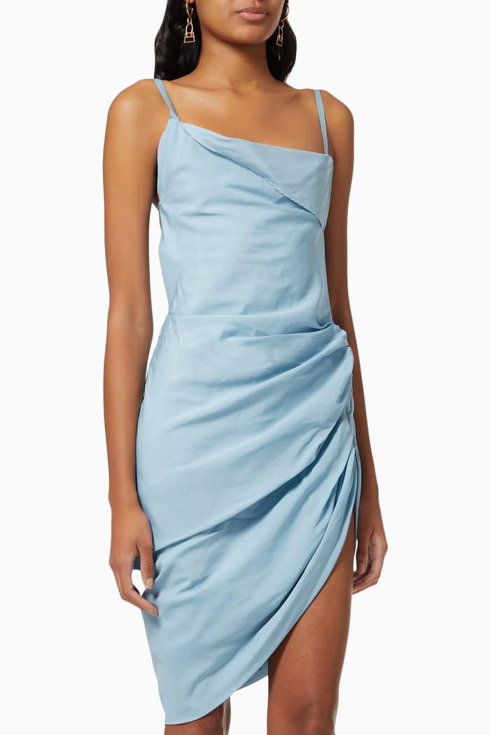 

La Robe Saudade in Viscose, Blue