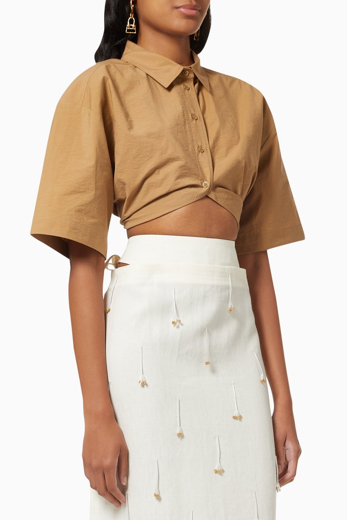 

La Chemise Ballu in Cotton Nylon Blend, Neutral