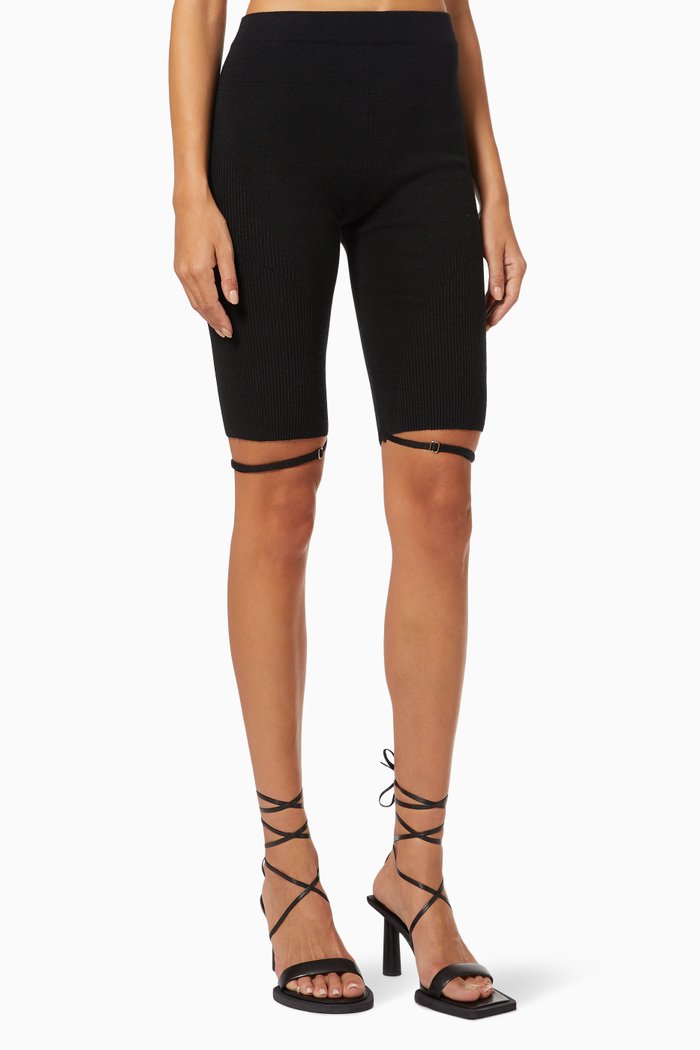 

Le Short Sierra in Linen Knit, Black