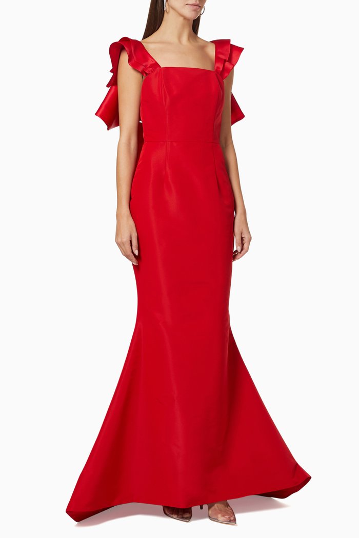 

Amélie Gown in Silk, Red