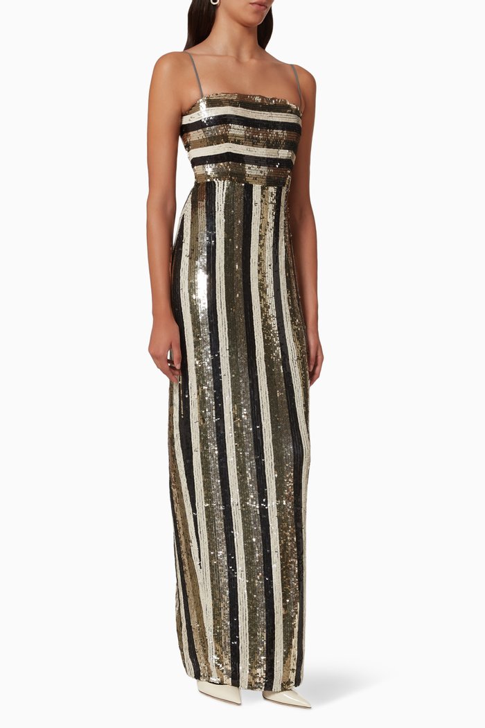 

Titan Sequin Gown, Gold