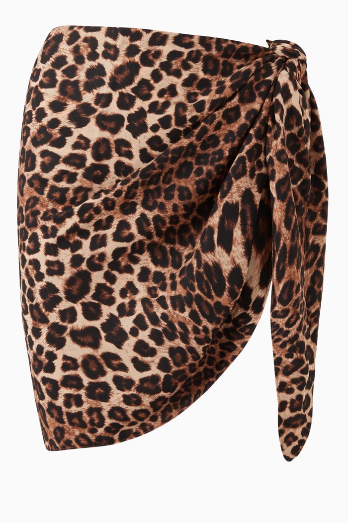 

Leg Daze Sarong in Polyester, Brown