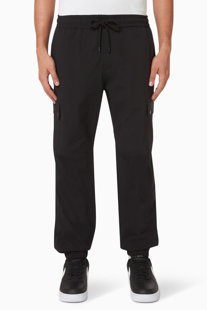 

Cargo Pants in Technical Fabric, Black