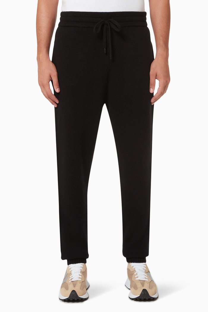 

The Sweater Jogger in Fine Merino Wool, Black