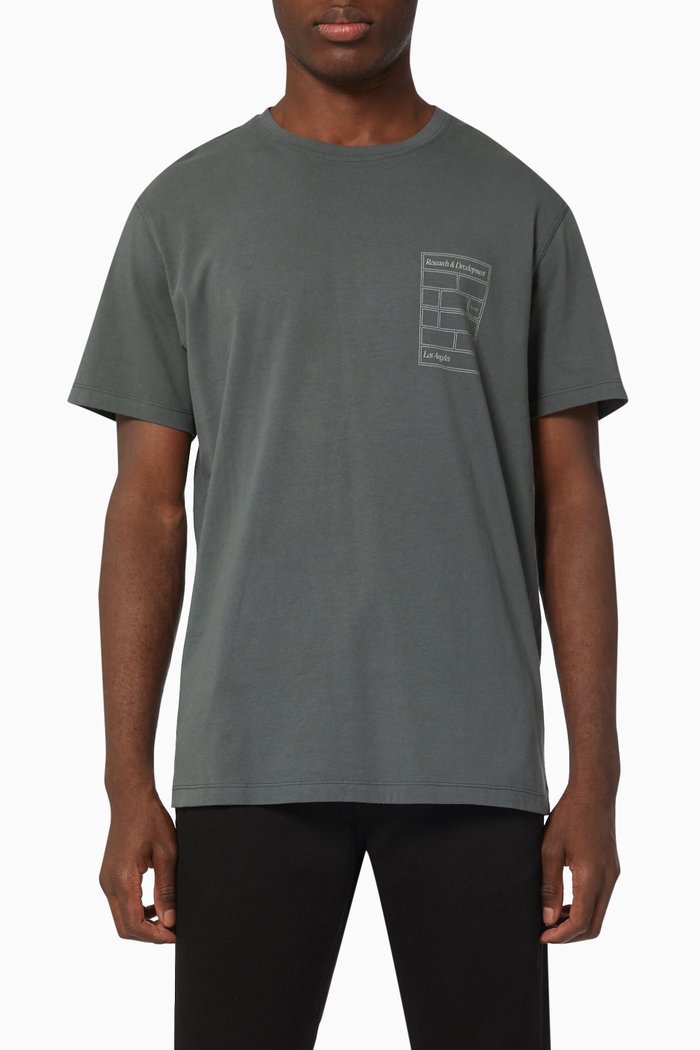 

Graphic T-shirt in Cotton Jersey, Grey