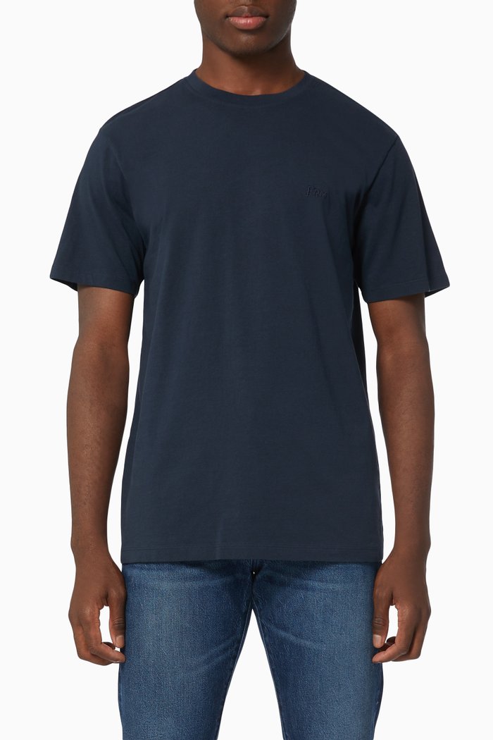 

Logo T-shirt in Cotton Jersey, Blue