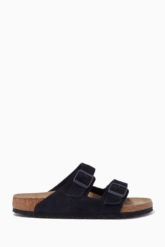 

Arizona Soft Footbed in Suede, Blue