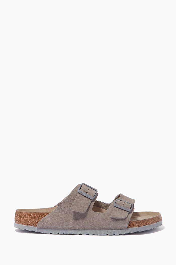 

Arizona Soft Footbed in Suede, Grey