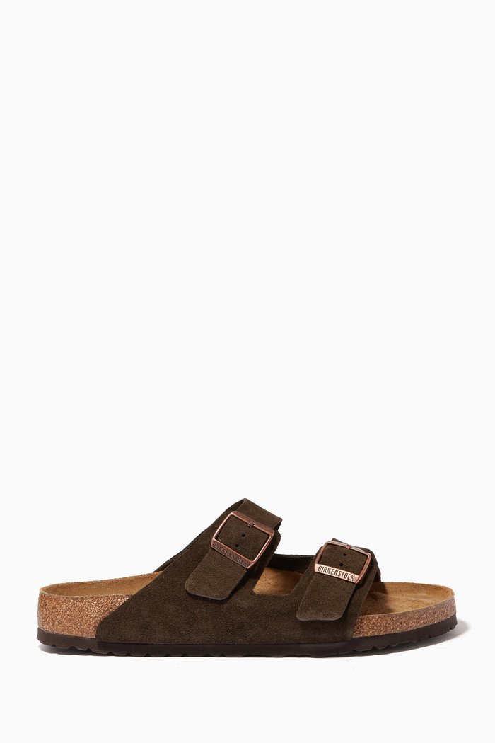 

Arizona Soft Footbed in Suede, Brown