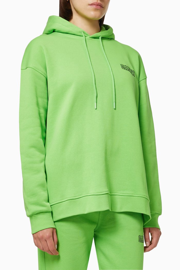 Software Isoli Hoodie in Organic Cotton, Green