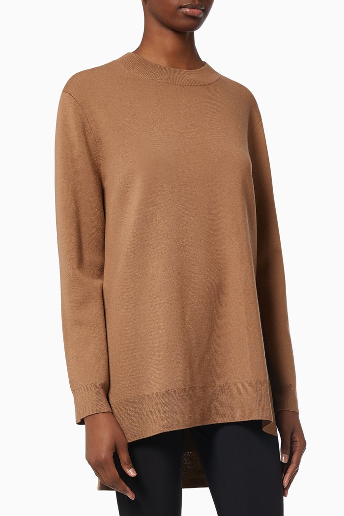 

Interlock Tunic in Wool, Neutral
