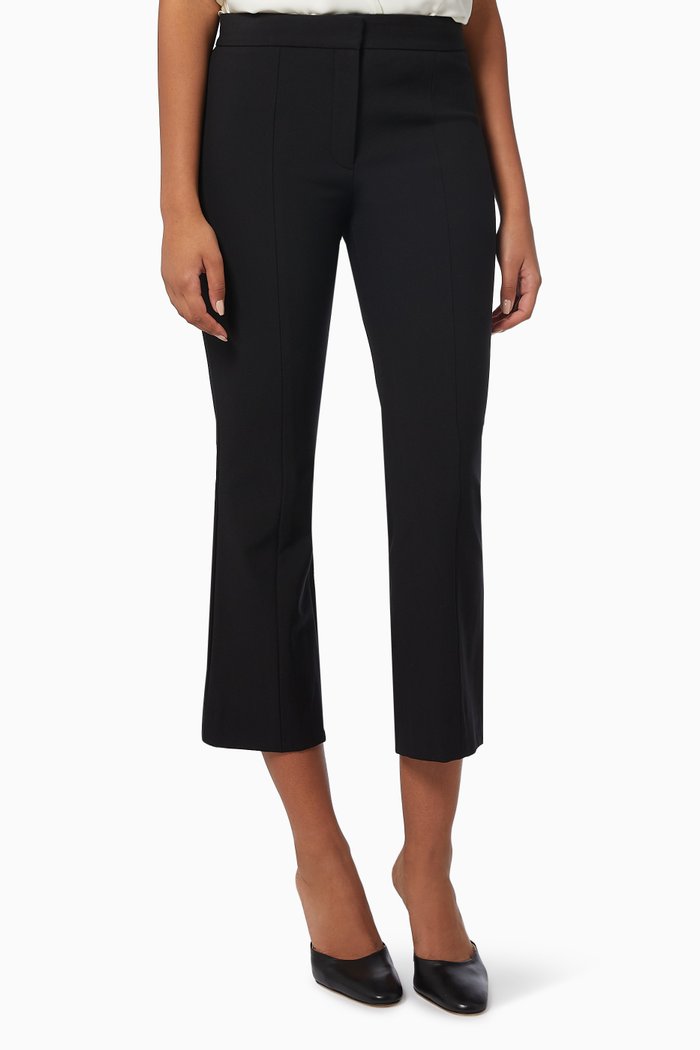 

Slit Kick Pants, Black