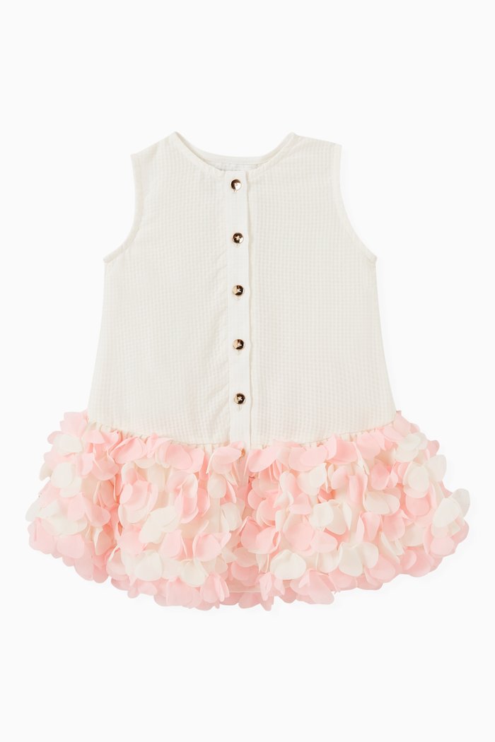 

Petal Ruffle Trim Dress, Multicolour