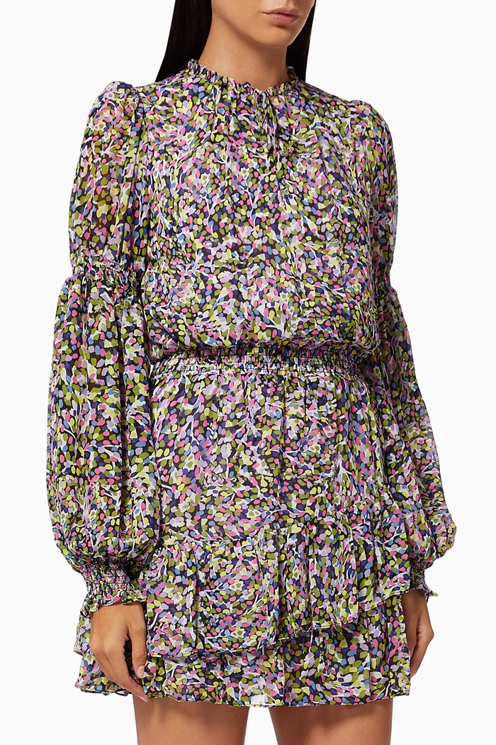 

Karliie Dress in Flecks Chiffon, Multicolour