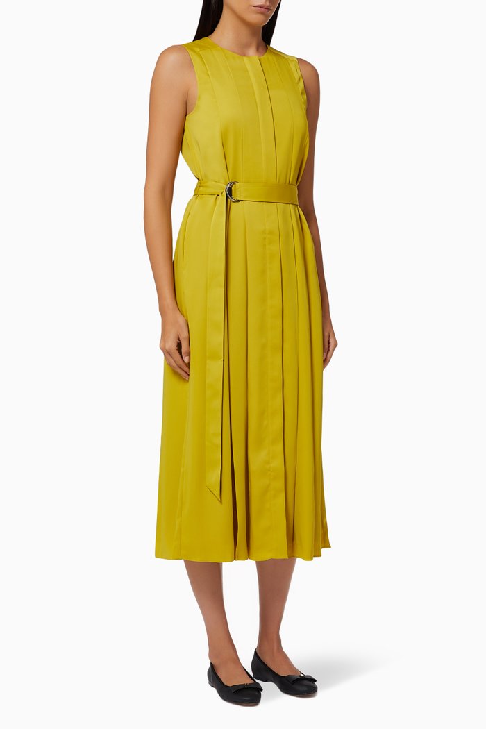 

Pleana Dress in Textured Fabric, Yellow