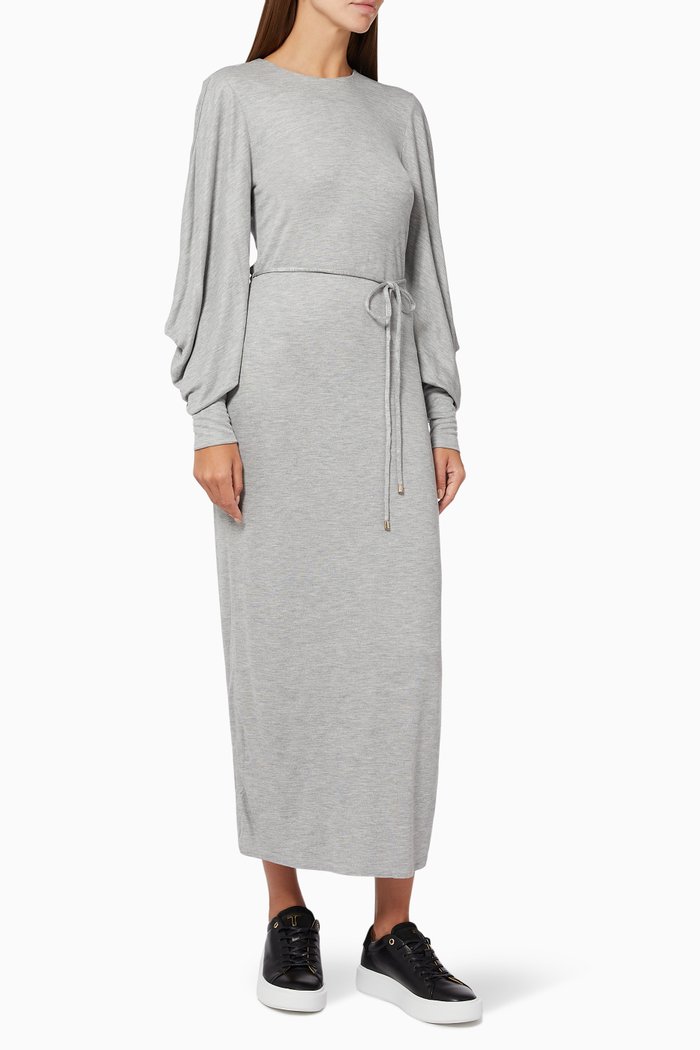 Blubela Dress in Viscose, Grey
