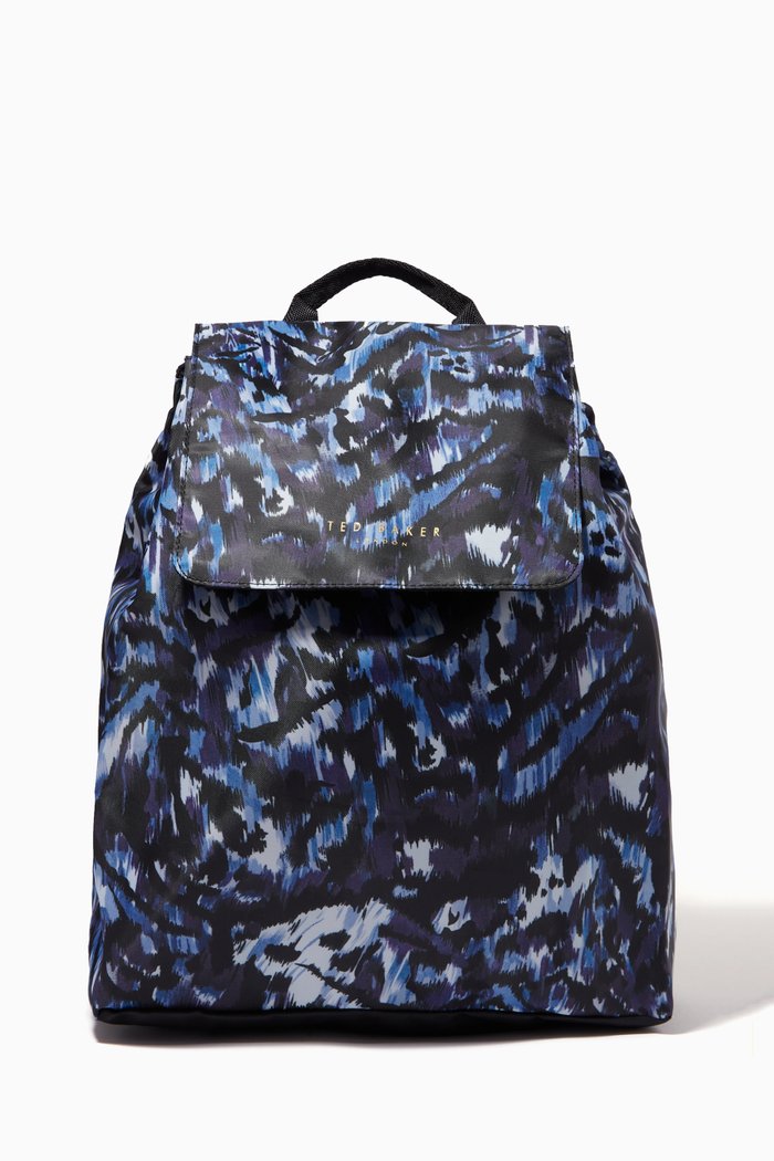 

Nillana Foldable Backpack in Urban Nylon, Blue