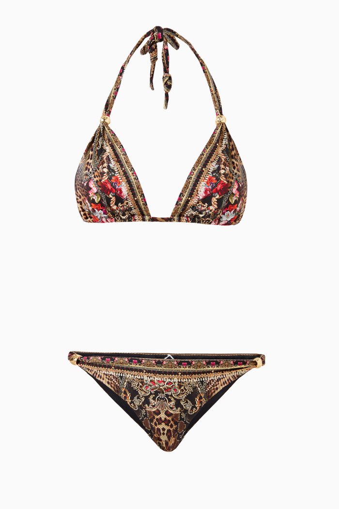 

Gothic Goddess Bikini Set in Econyl®, Multicolour