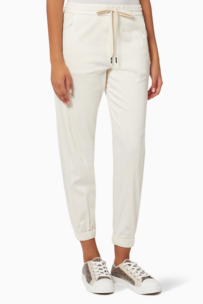 

Ireneo Drawstring Joggers, White