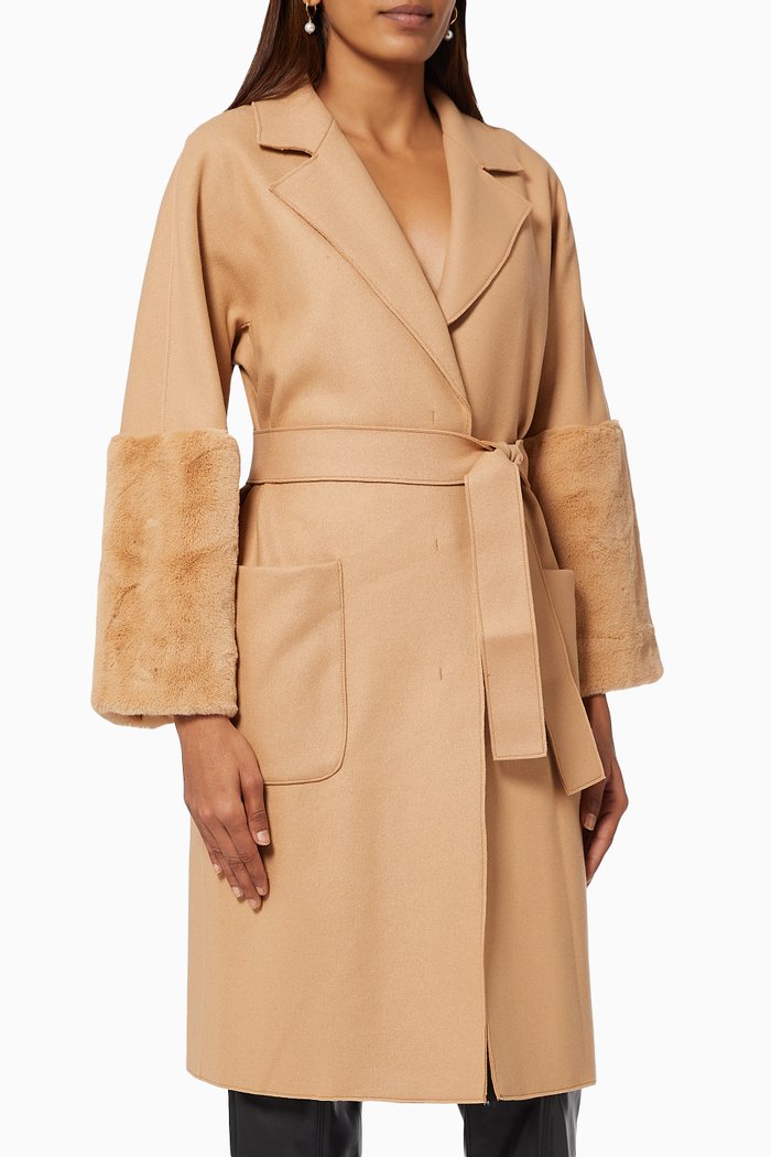 

Arpa Belted Coat, Brown