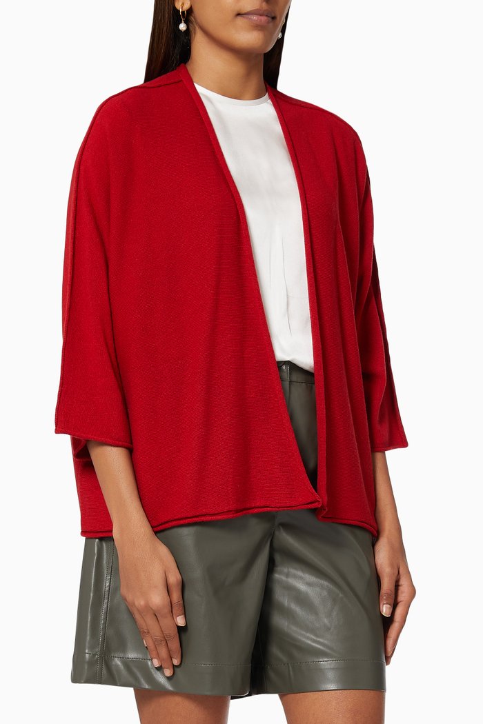 

Sergio Panelled Shrug, Red