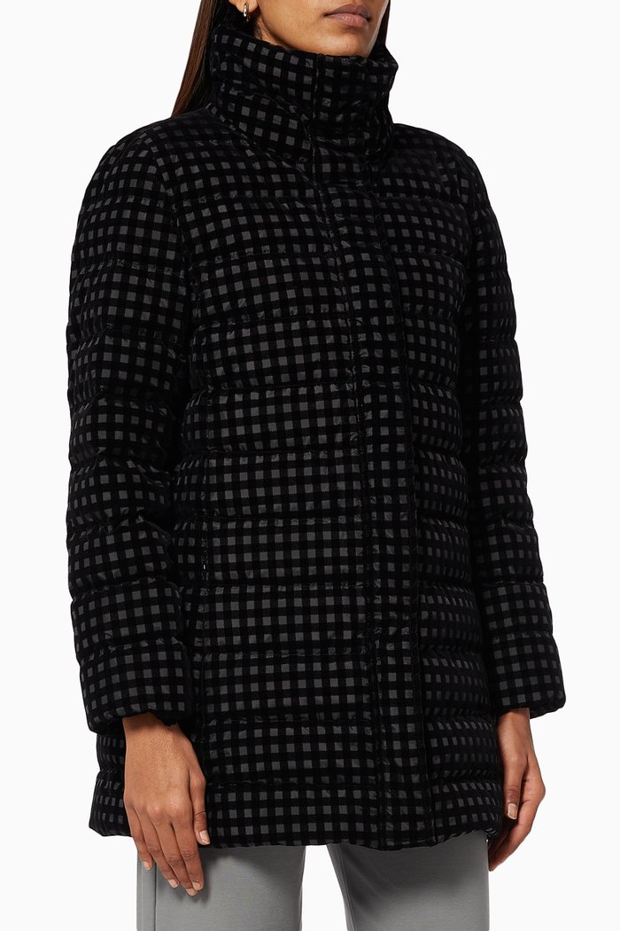 

Minerva Check Jacket, Black