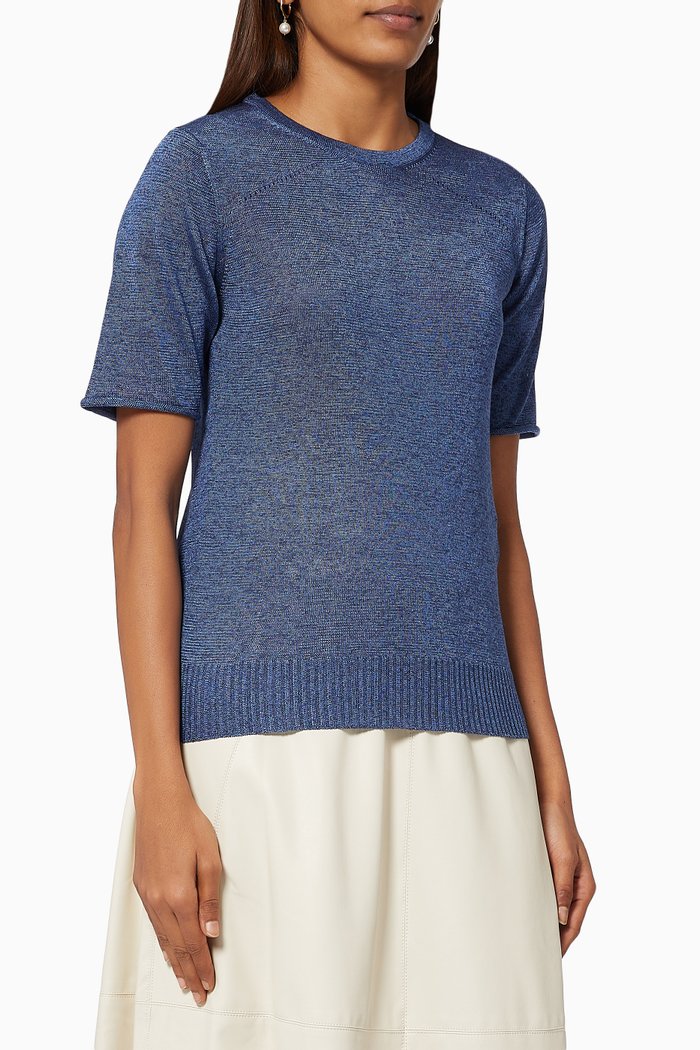

Sconto Shimmer Top, Blue