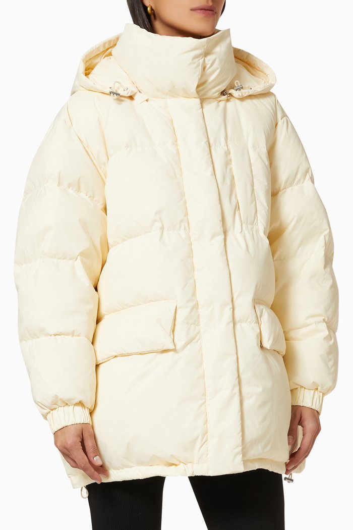 Tignes Long Puffer, White