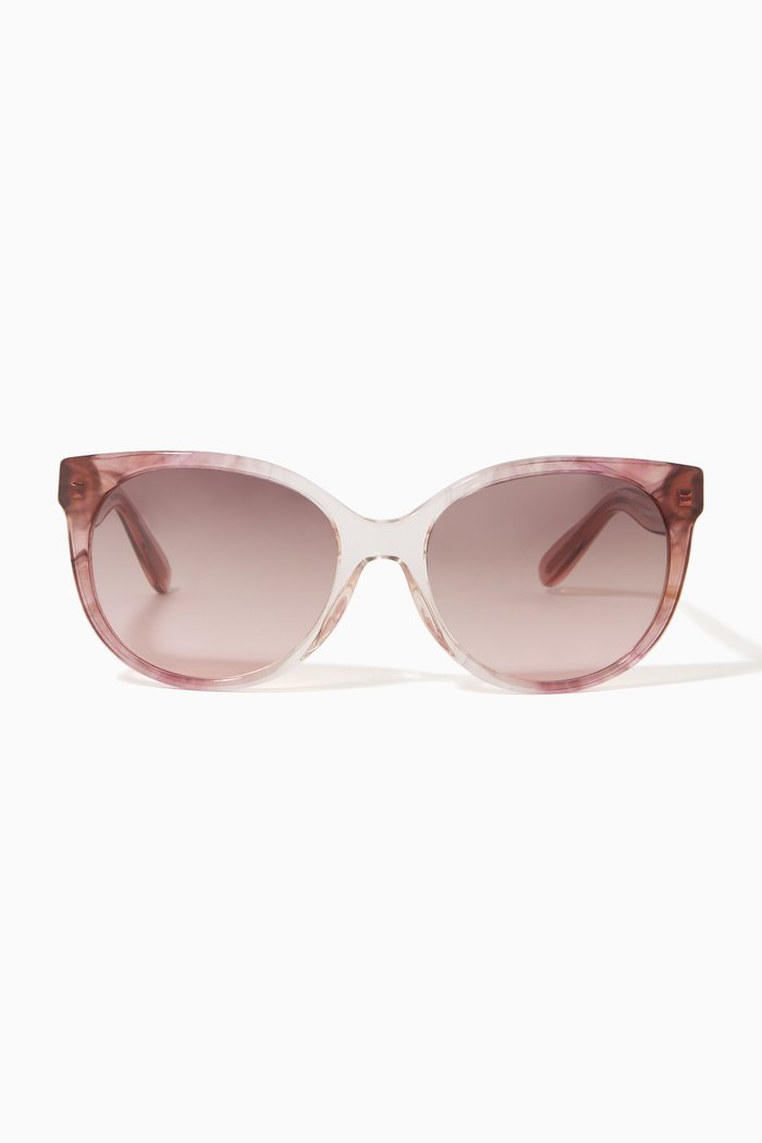 

Cat-eye Sunglasses in Acetate, Pink