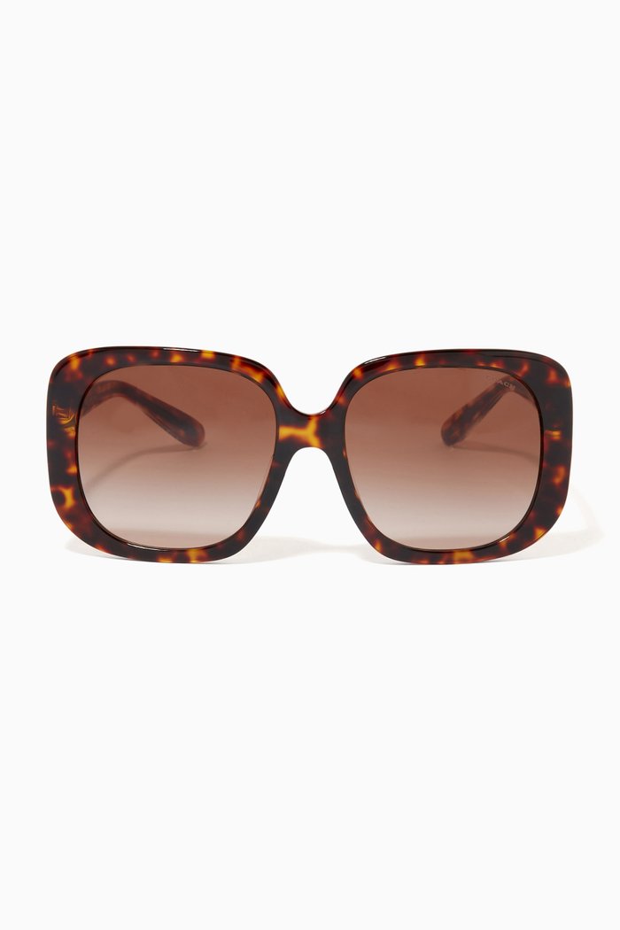 

Square Sunglasses in Acetate, Black