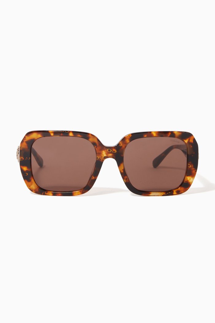 

Square Sunglasses in Acetate, Brown