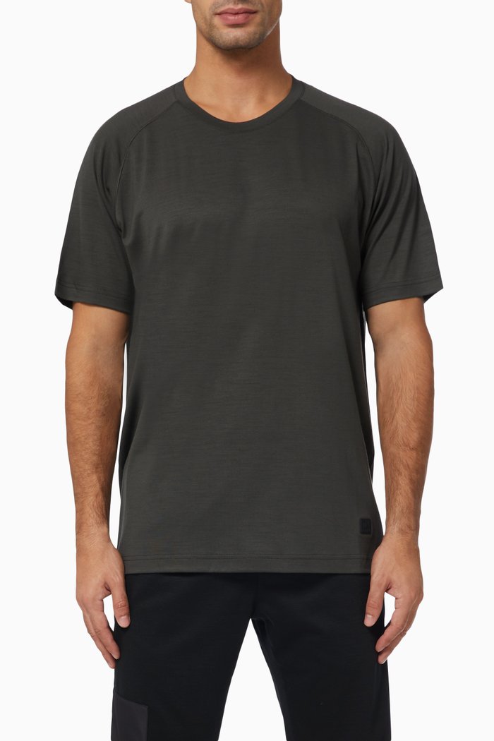 

Techmerino™ T-shirt in Wool Jersey, Green