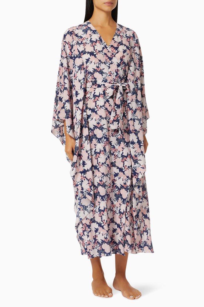

Jardin d'Ete Kaftan in Silk, Multicolour