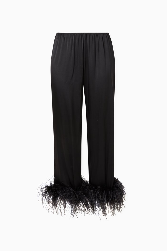 

Mia Trousers in Silk, Black