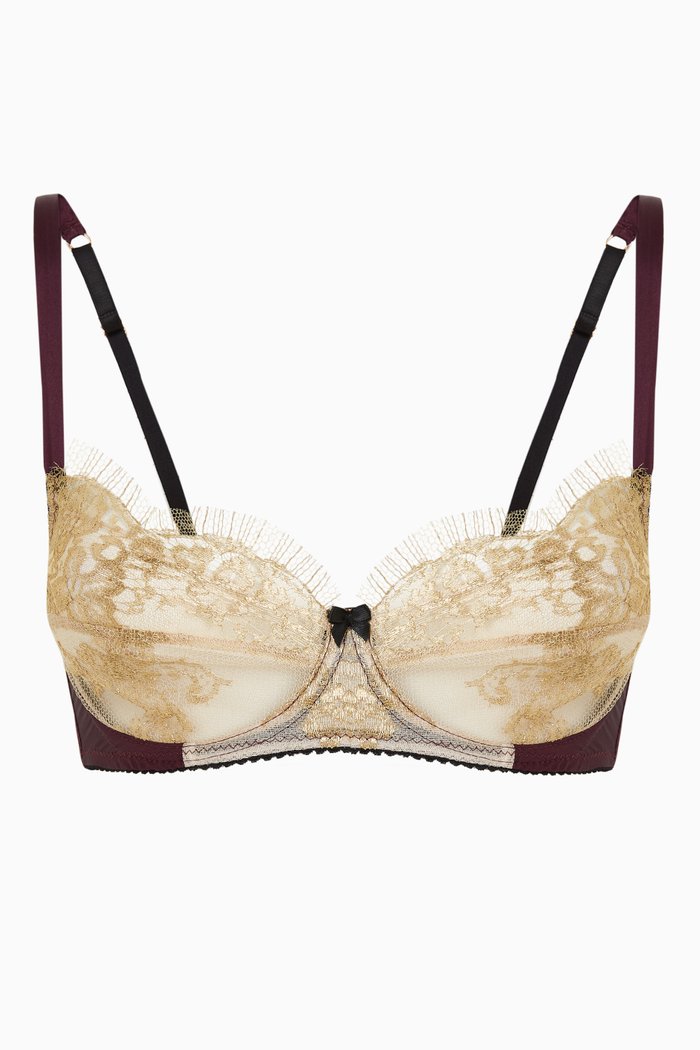 

Gina Bra in Lace, Burgundy