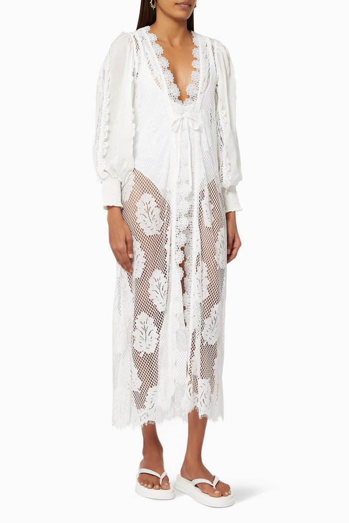 

Estrella Kimono in Recycled Polyester, Neutral