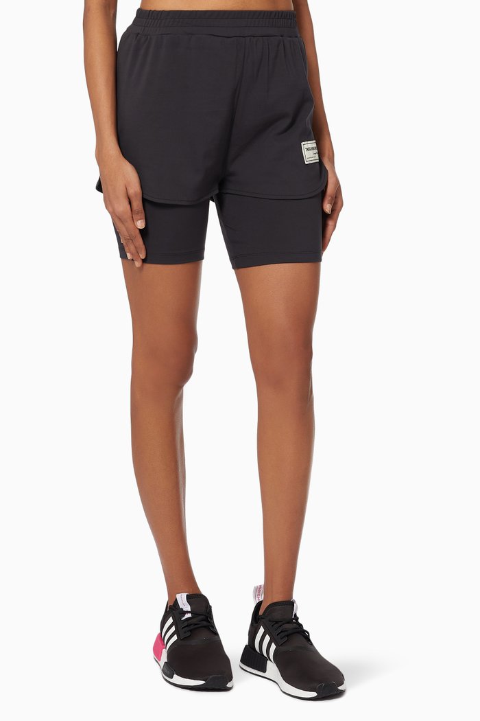 Softskin 2 in 1 Recycled 3" Tech Shorts, Black