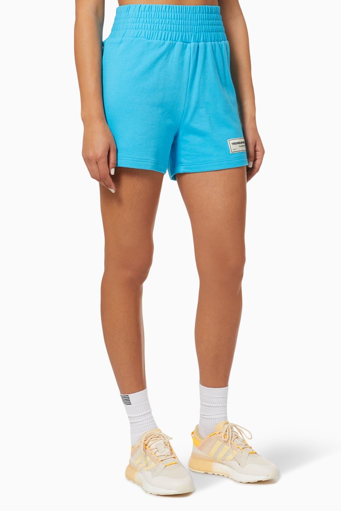 

Organic Bamboo Boxer Lounge Shorts, Blue